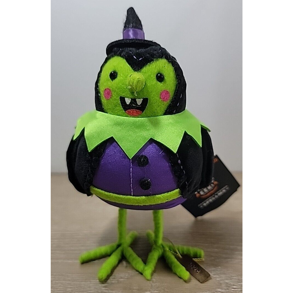 NWT TARGET Halloween 2024 HYDE & EEK SPELLMA Witch Felt Bird Featherly Friends